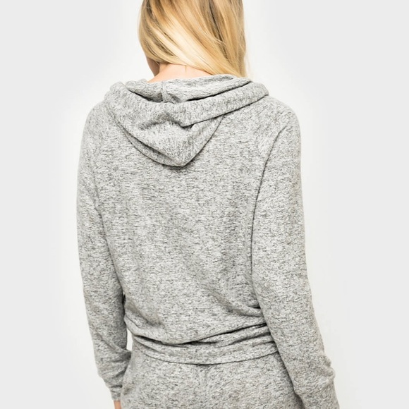 Gibsonlook pink hoodie and matching tie dye belted  joggers size Large brand new - Picture 7 of 16